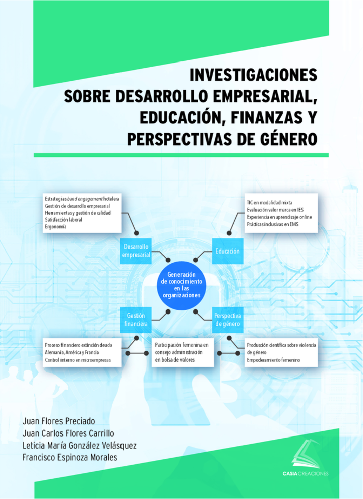 Portada: Investigaciones sobre desarrollo empresarial, educación, finanzas
